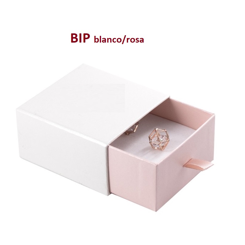 Caja BIP pendientes + cadena 73x70x40 mm.